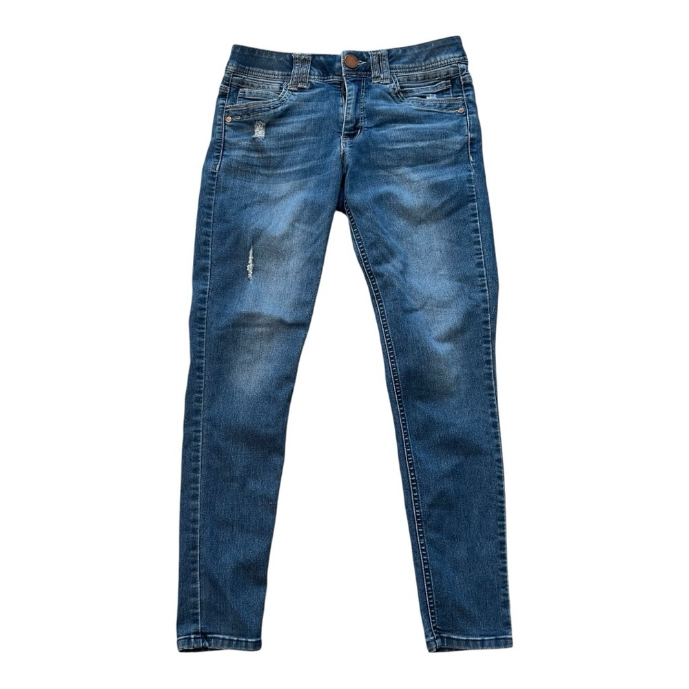 Democracy Women's Blue Skinny Jeans- Size 4